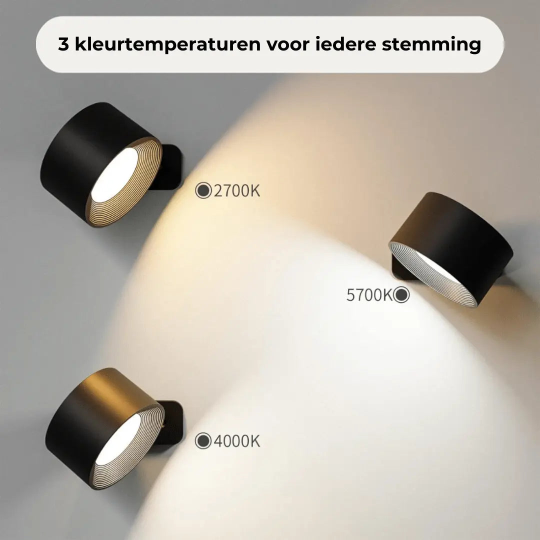 Wireless 360° Rechargeable Wall Lamp