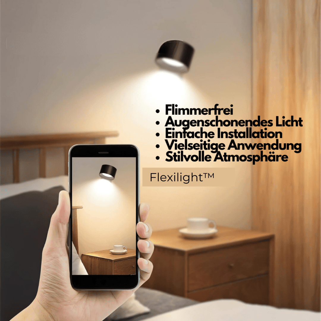 Rechargeable Wireless Wall Lamp – 360° Adjustable