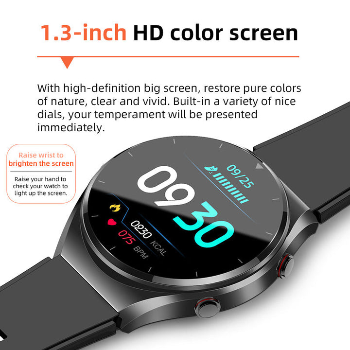 Kalsten | One-Click Blood Sugar|Blood Glucose Blood Pressure ECG|ECG HRV Heart Rate Monitor Health Smart Watch