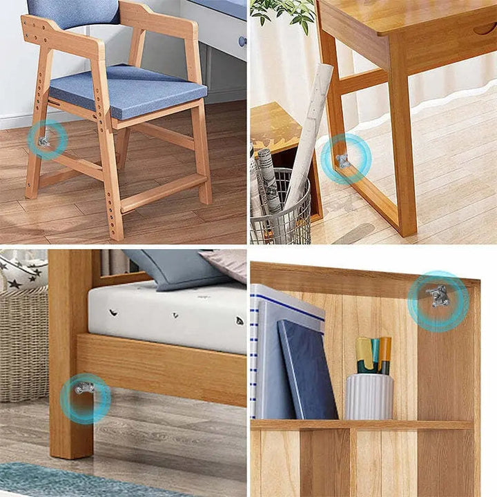 Kalsten | 10 piece detachable corner connector set for furniture