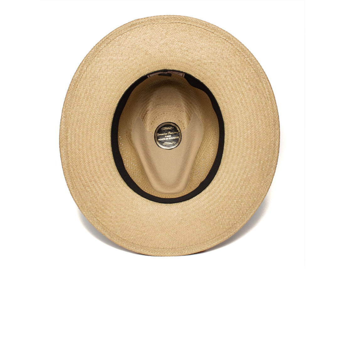 Summer Straw Fedora Hat-Black | Kalsten