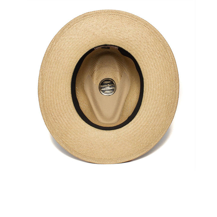 Summer Straw Fedora Hat-Black | Kalsten