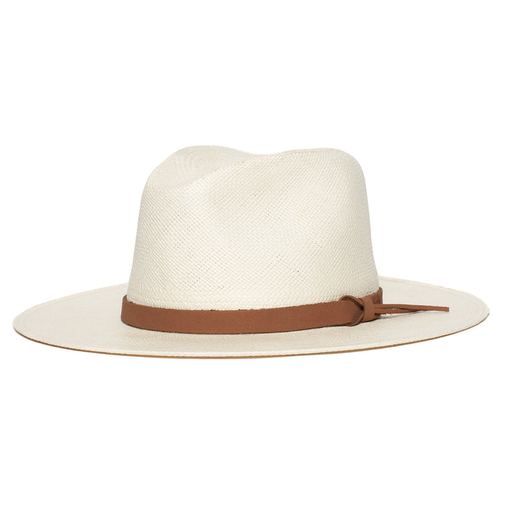 Summer Straw Fedora Hat-Black | Kalsten