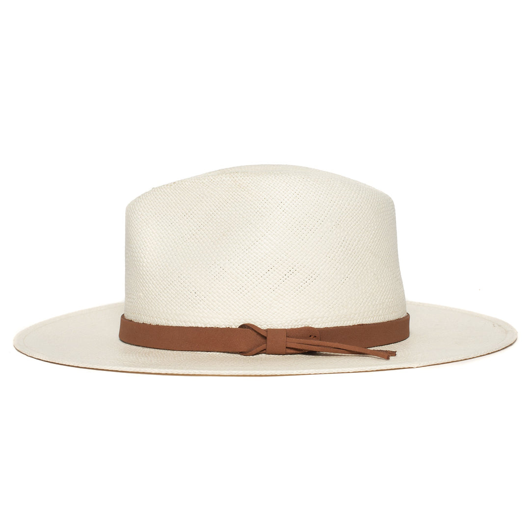 Summer Straw Fedora Hat-Black | Kalsten