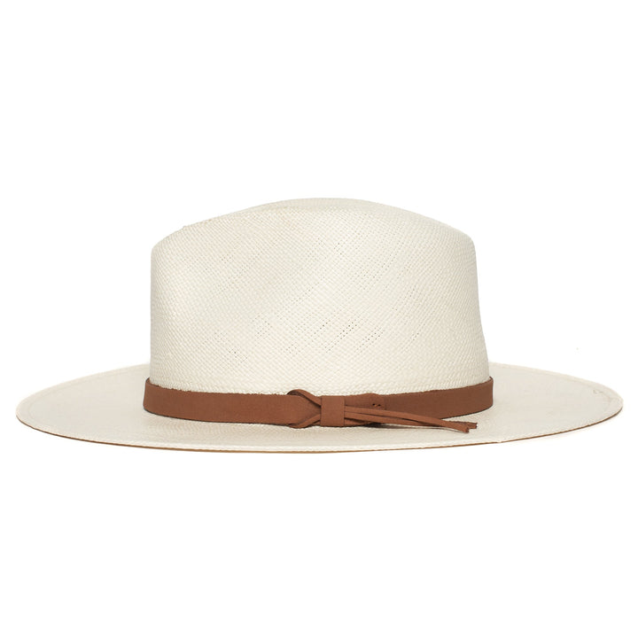 Summer Straw Fedora Hat-Black | Kalsten