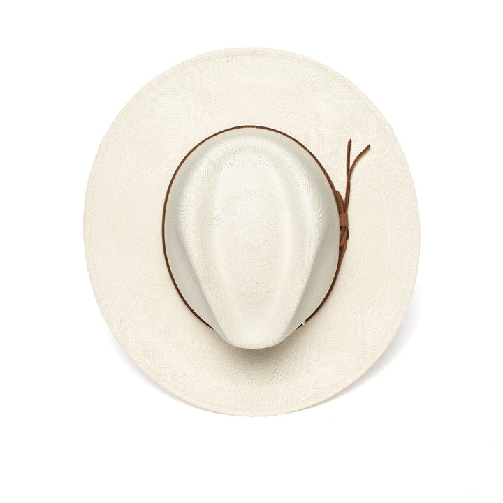 Summer Straw Fedora Hat-Black | Kalsten