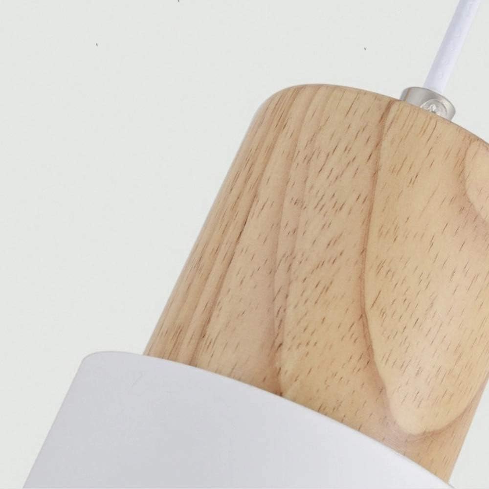 Modern Wood & Black Pendant Lamp Noxord