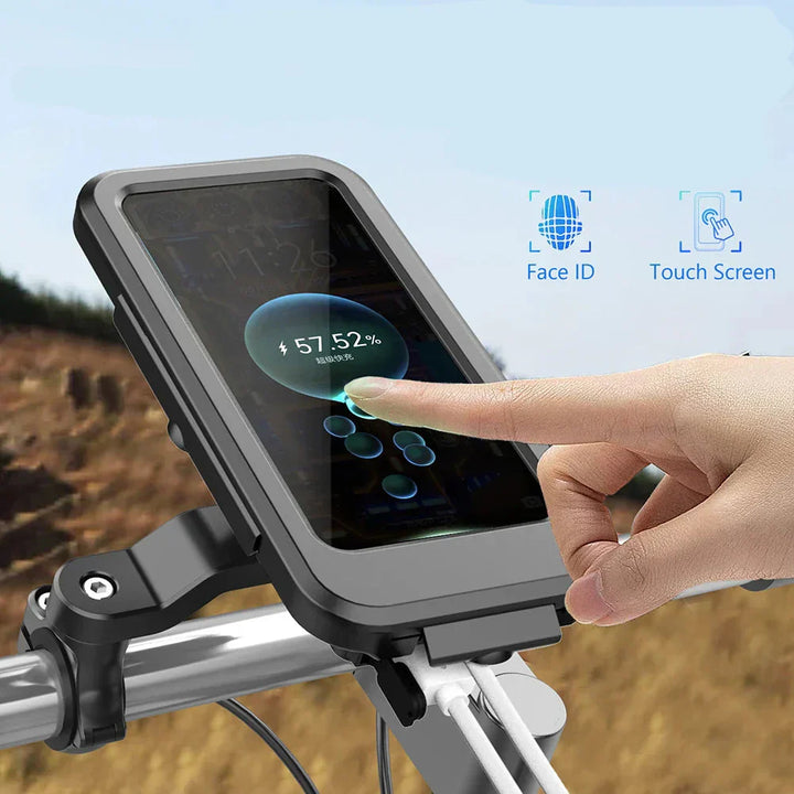 RideCharge Pro – Waterproof Phone Holder with USB and 15W Wireless Charging for Bike and E-Bike | Kalsten