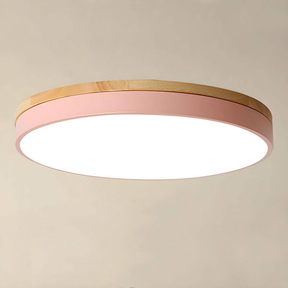 Wood LED Recessed Ceiling Light Noxord