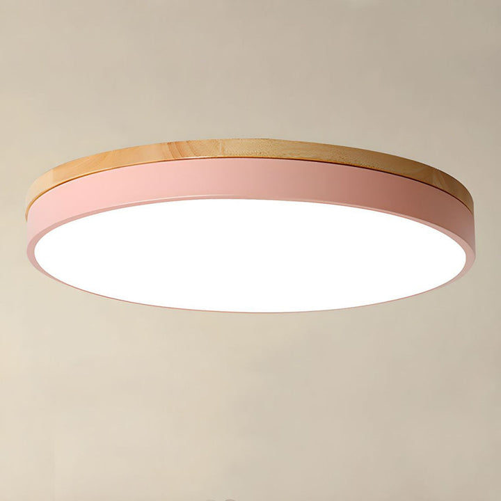 Wood LED Recessed Ceiling Light Noxord