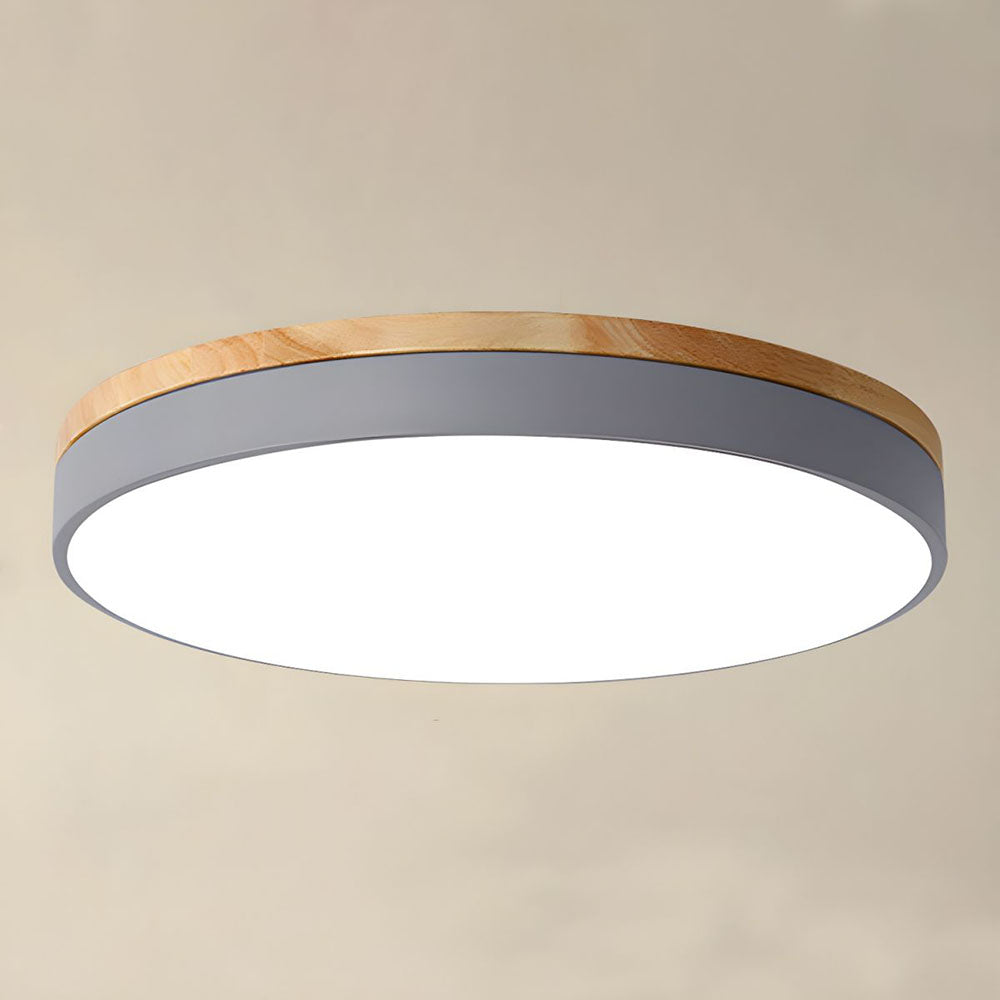 Wood LED Recessed Ceiling Light Noxord