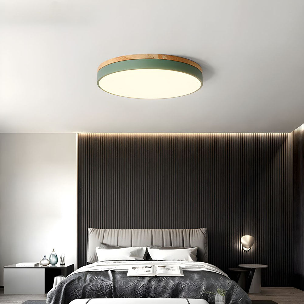 Wood LED Recessed Ceiling Light Noxord