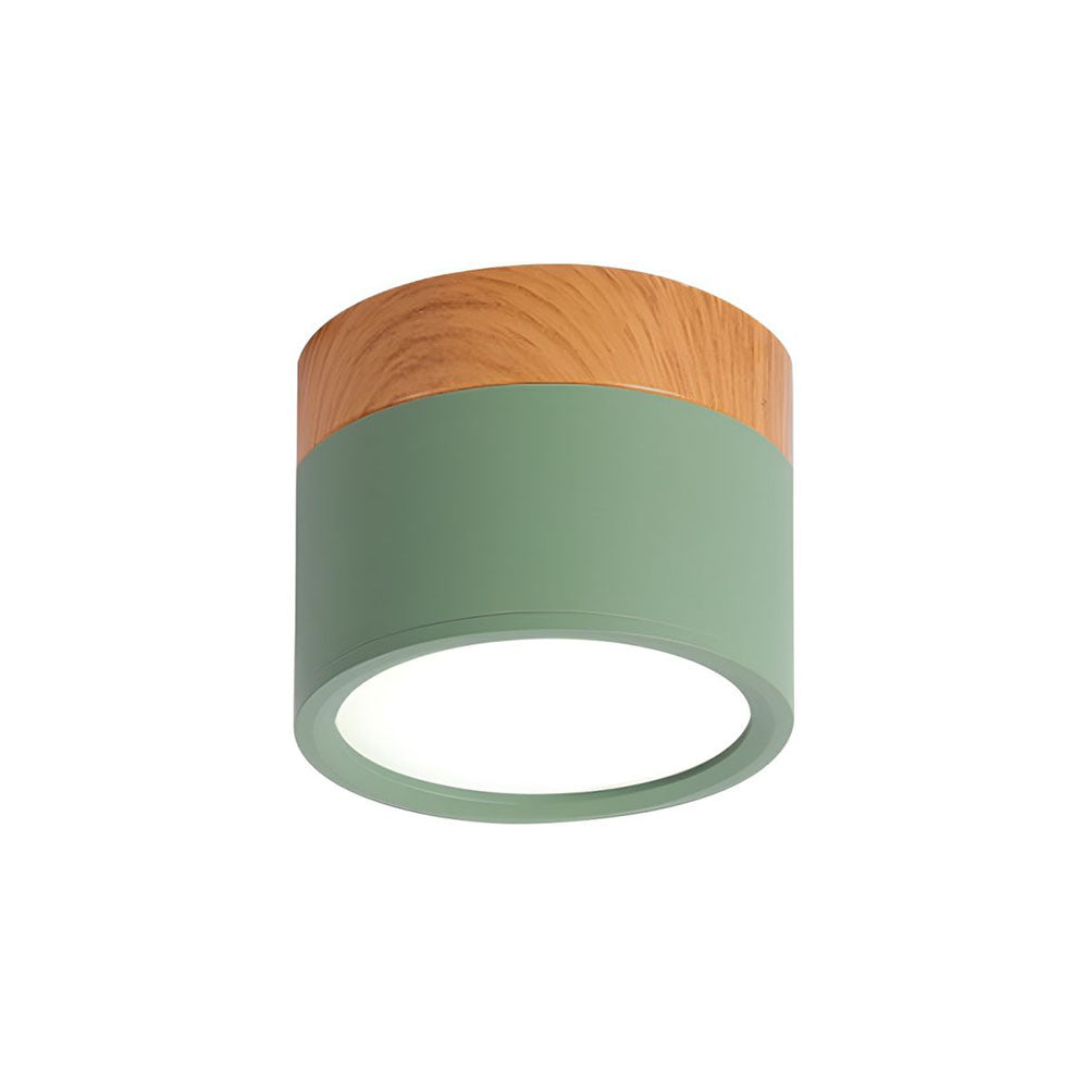 Modern Cylinder LED Flush Mount Ceiling Lamp Noxord