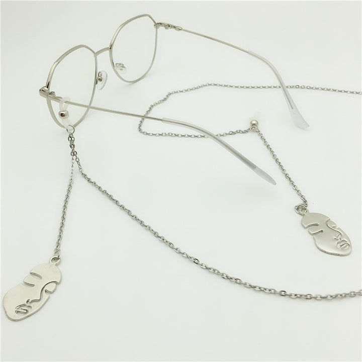 Artistic Face Pendant Necklace Kalsten