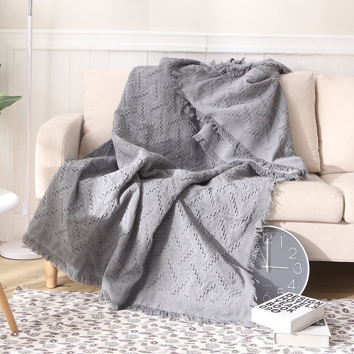 Elegant Woven Throw Blanket