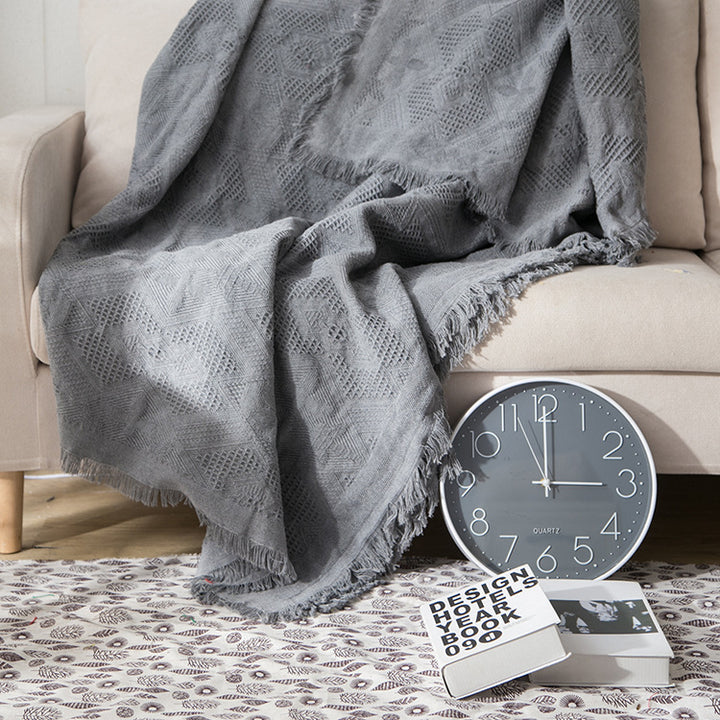 Elegant Woven Throw Blanket