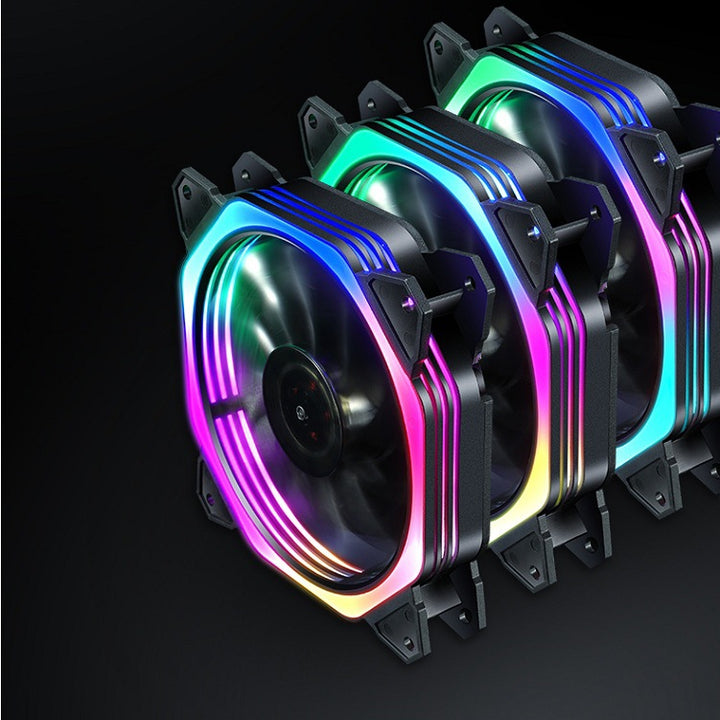 Rgb cooling fan with quiet operation and high air circulation Kalsten