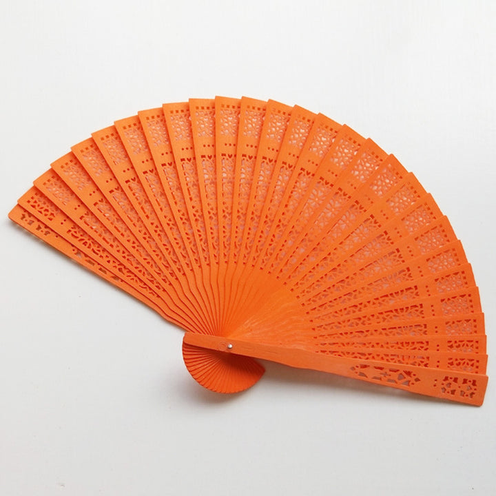Women's fan made of high-quality plastic with elaborate cut-out work Kalsten