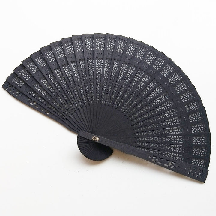 Women's fan made of high-quality plastic with elaborate cut-out work Kalsten