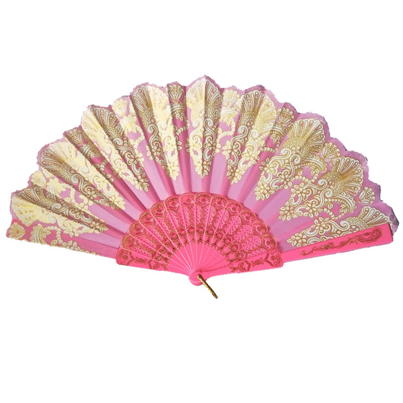 Ladies' elegant hand fan with intricate decorations Kalsten