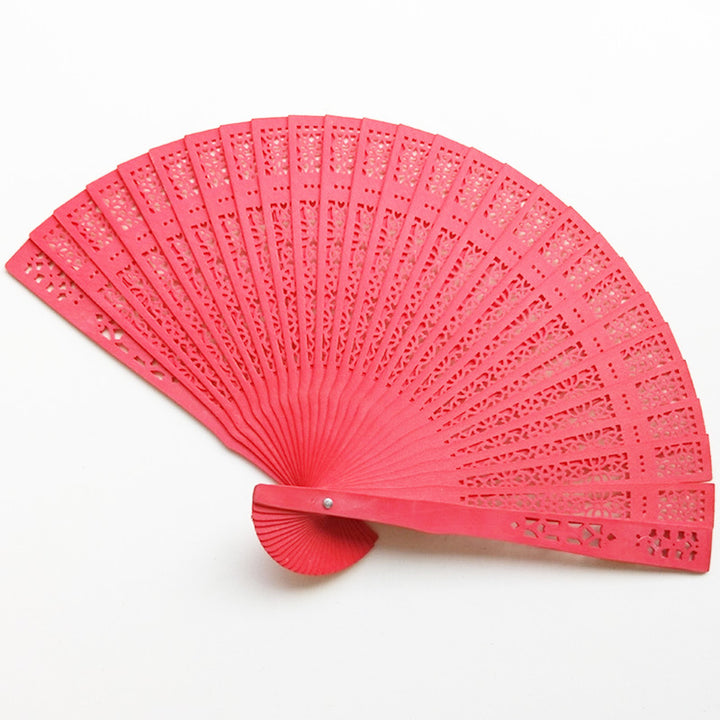 Women's fan made of high-quality plastic with elaborate cut-out work Kalsten