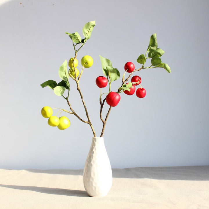 Decorative Faux Green Apple Stem