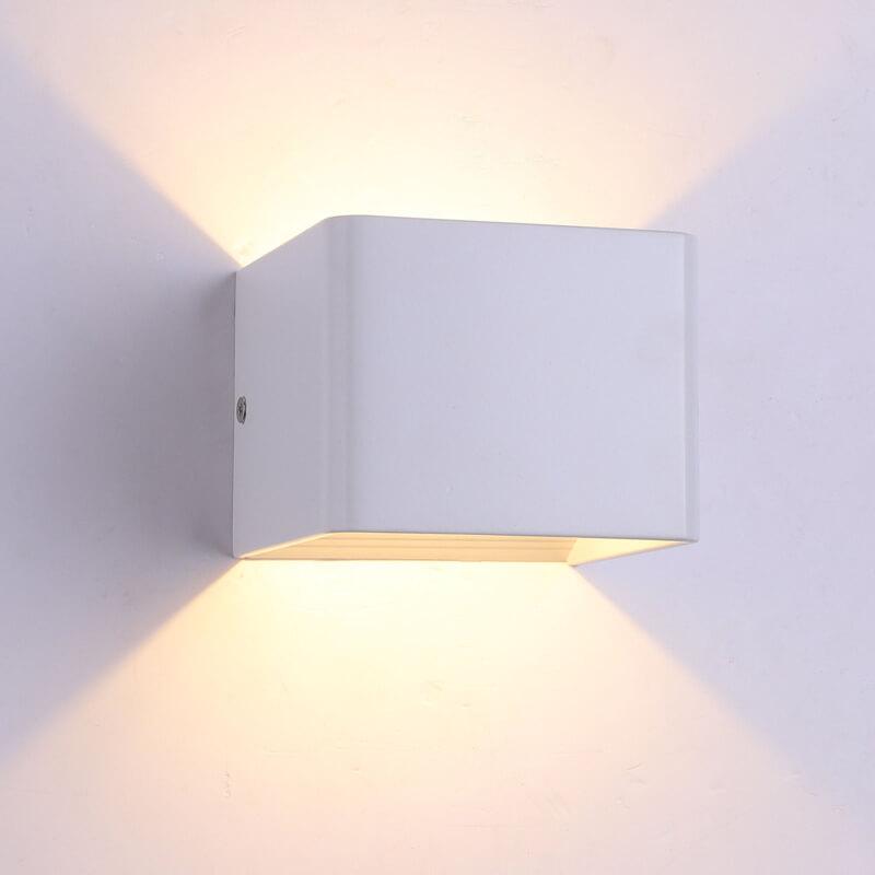 LuminSquare - Square Mini Wall Lamp made of Aluminum Noxord