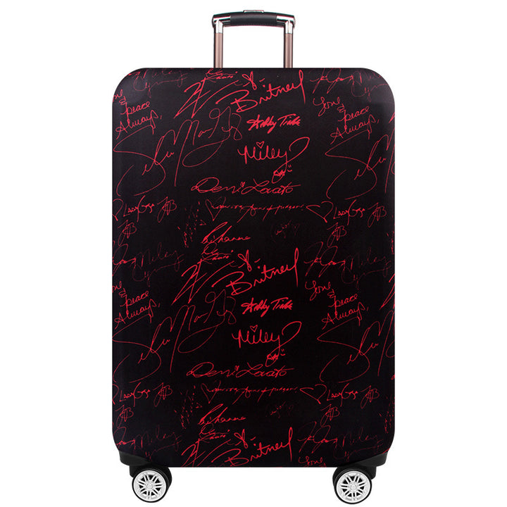 Women's hard suitcase with creative graphic design Kalsten