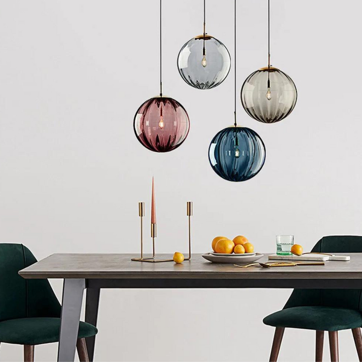 Elegant Glass Sphere Pendant Lamp for Luxury Interiors Noxord