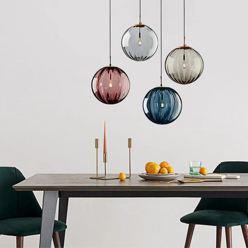 Elegant Glass Sphere Pendant Lamp for Luxury Interiors Noxord