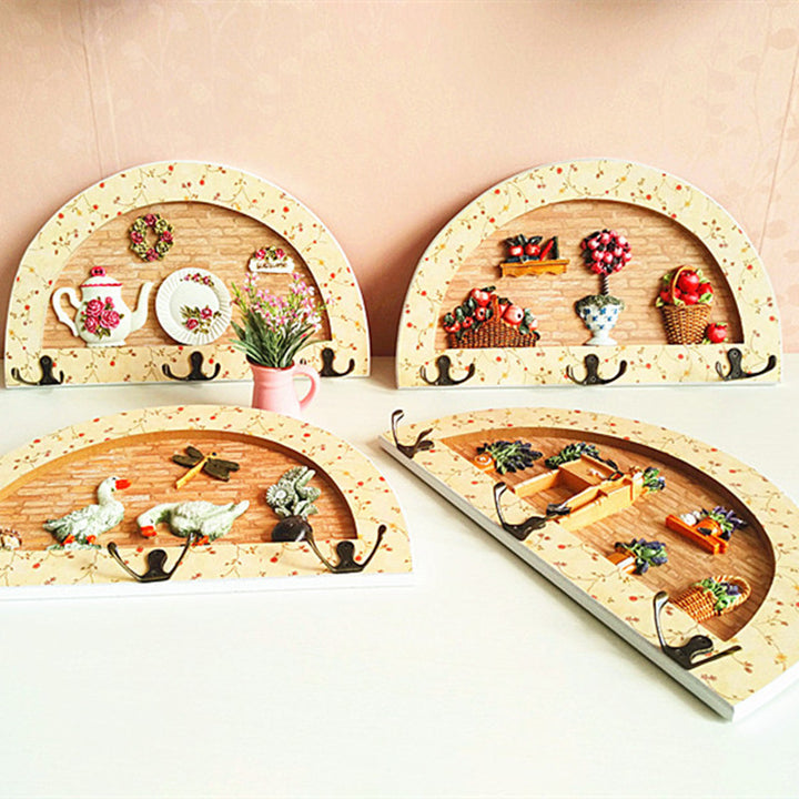 Decorative Wall Hook Rack Set