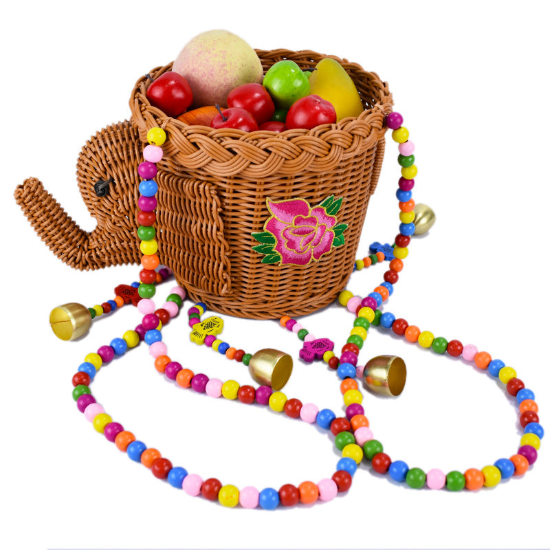 Decorative Animal-Shaped Woven Hanging Basket Kalsten