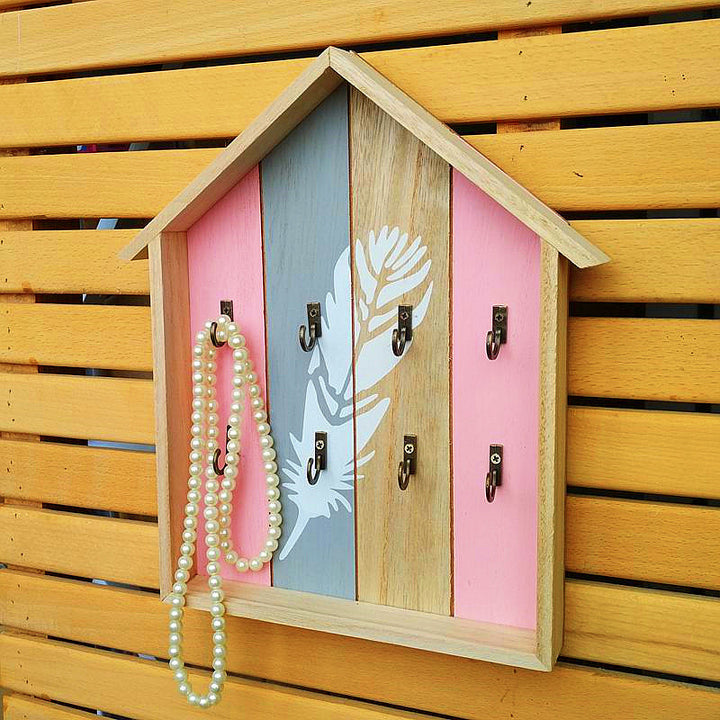 Rustic Home Decor Decorative Wall Hook Organizer