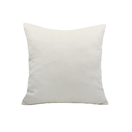 Square decorative pillow cover with micro-structured dot binding and concealed zipper Kalsten