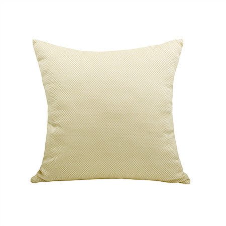 Square decorative pillow cover with micro-structured dot binding and concealed zipper Kalsten