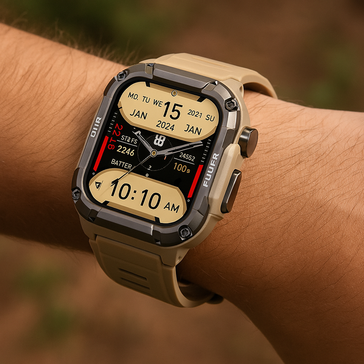 Outdoor Sports Smartwatch – Black Noxord