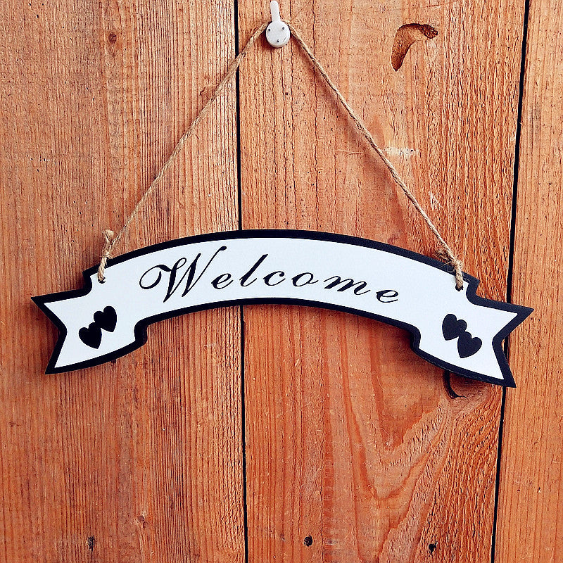 Decorative Welcome Banner Board
