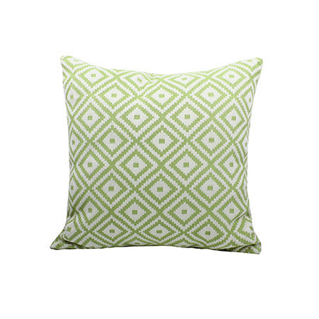 Square decorative cushion cover with geometric diamond pattern Kalsten