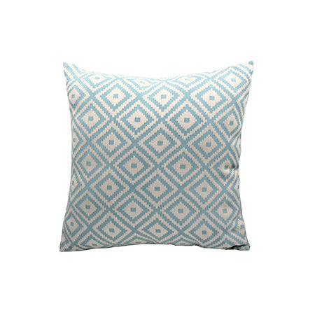 Square decorative cushion cover with geometric diamond pattern Kalsten