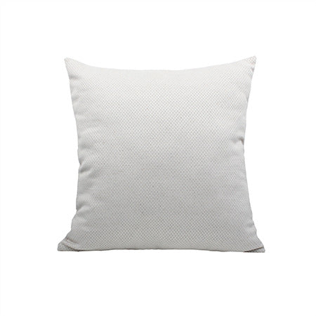 Square decorative pillow cover with micro-structured dot binding and concealed zipper Kalsten