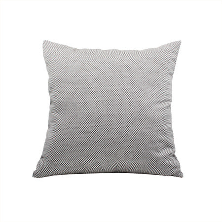 Square decorative pillow cover with micro-structured dot binding and concealed zipper Kalsten