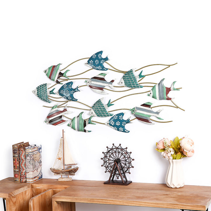 Decorative Metal Fish Wall Art Kalsten