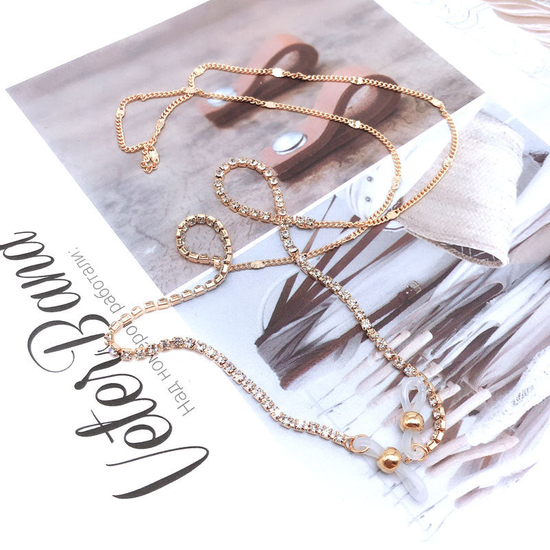 Deluxe Rhinestone Eyewear Chain Kalsten