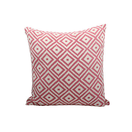 Square decorative cushion cover with geometric diamond pattern Kalsten