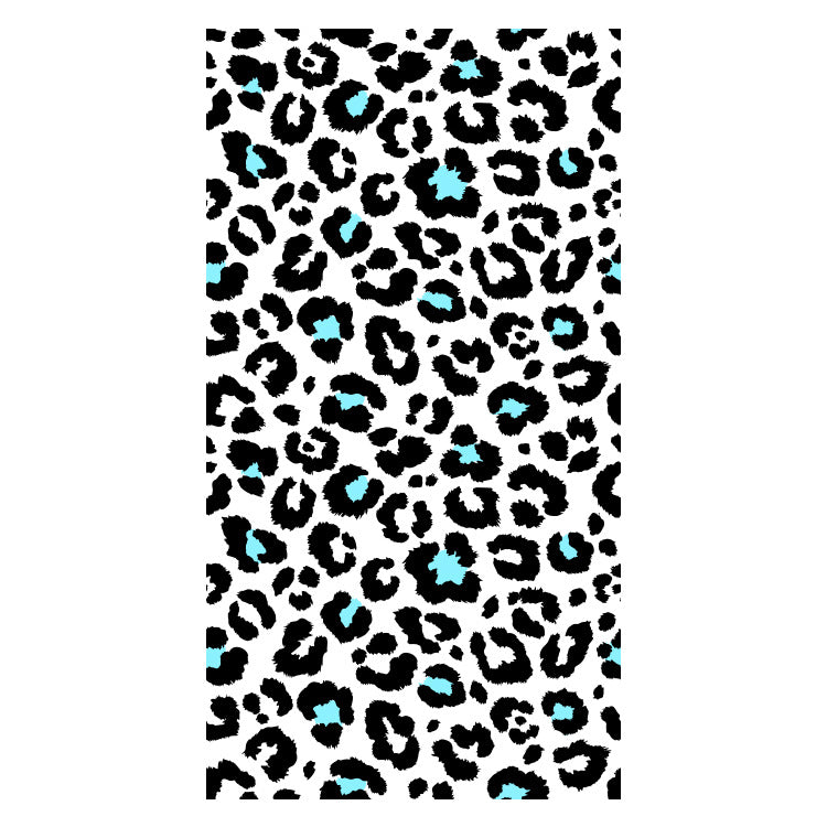 Beach towel with striking leopard motif and colorful accents Kalsten