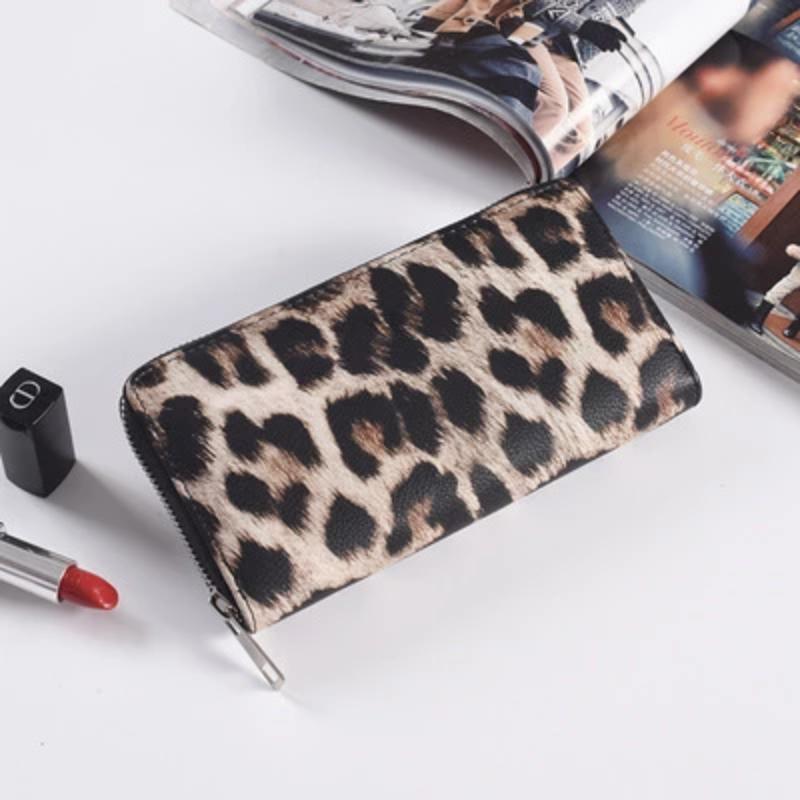 Classic Leopard Print Wallet for Women | Kalsten
