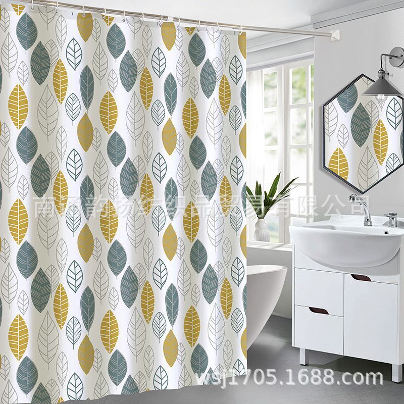 Floral Patterned Shower Curtain Kalsten