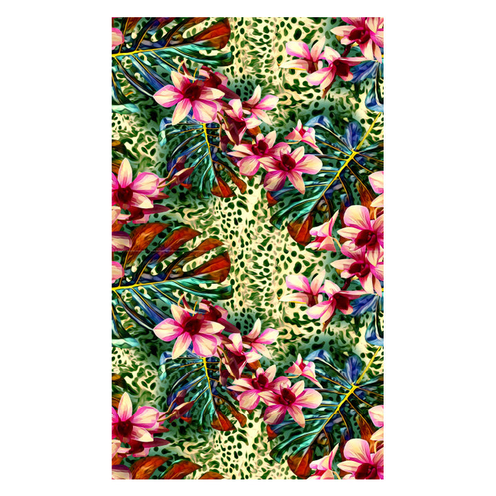 Beach towel with creative floral design Kalsten