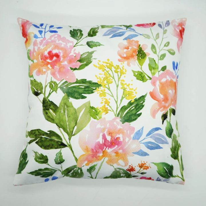 Floral Pattern Decorative Pillow