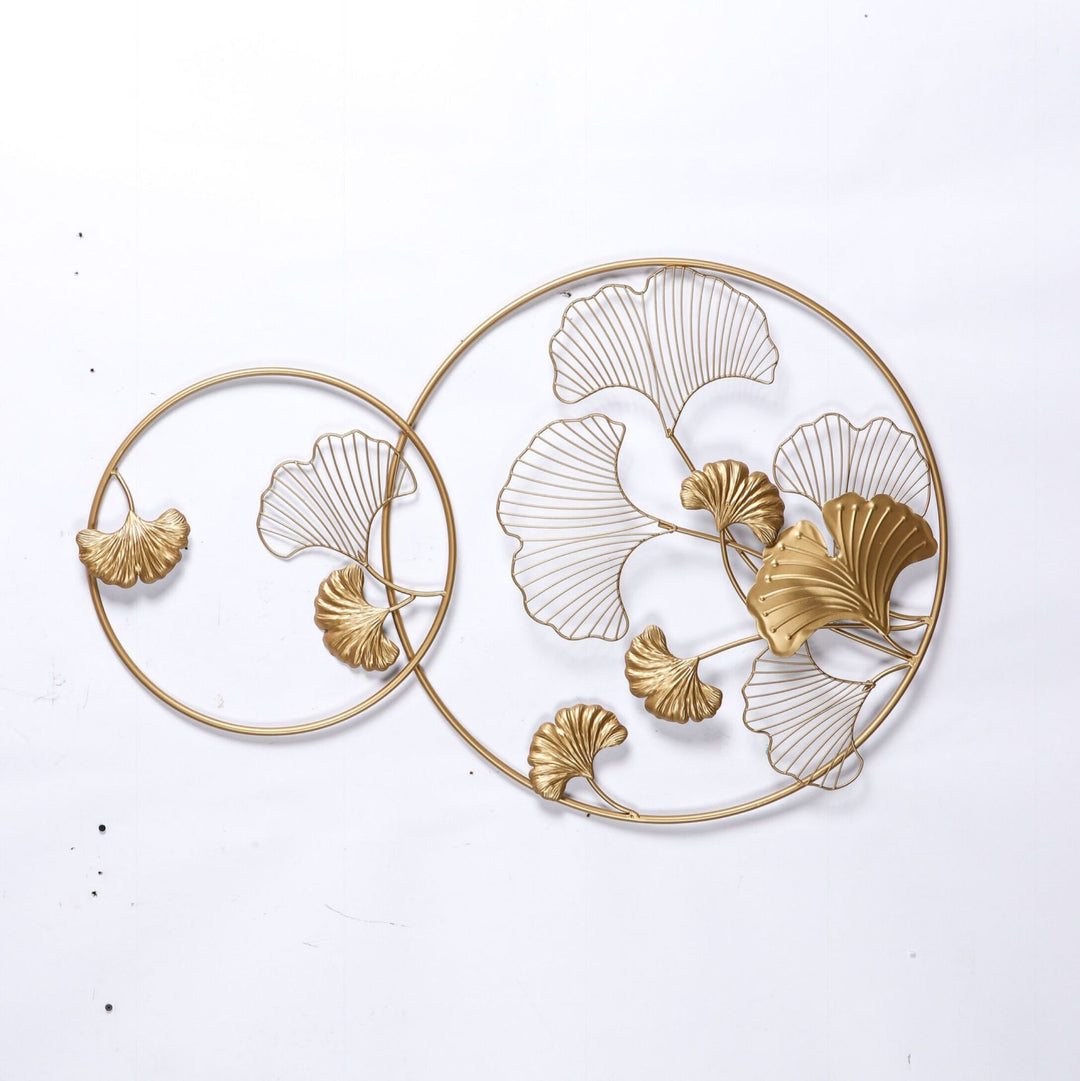 Elegant Ginkgo Leaf Wall Art Sculpture Kalsten